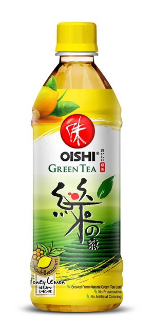 Tè verde al limone con miele - Oishi 500ml.
